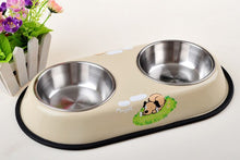 Load image into Gallery viewer, 2 Sizes Dog Bowl Stainless Steel