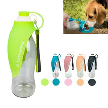 Load image into Gallery viewer, 650ML Portable Travel Water Feeder Pets